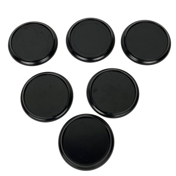 Red Lacquerware Holiday Christmas Tree Coaster Set Vintage Otagiri - Picture 5 of 8